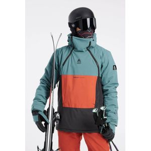 Protest ski-jack PRTKakune mintgroen/zwart/oranje