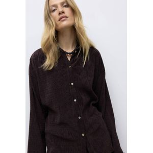 AWARE blouse donkerbruin