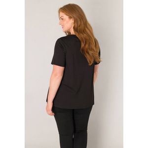 Base Level Curvy basic T-shirt Alba zwart