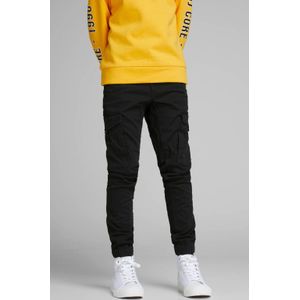 JACK & JONES JUNIOR cargobroek JJIPAUL zwart