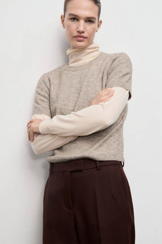 MANGO - NEKKA - Trui - Grijs gemêleerd - Gebreide truien