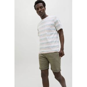 JACK & JONES JEANS INTELLIGENCE regular denim short JJIRICK JJICON groen