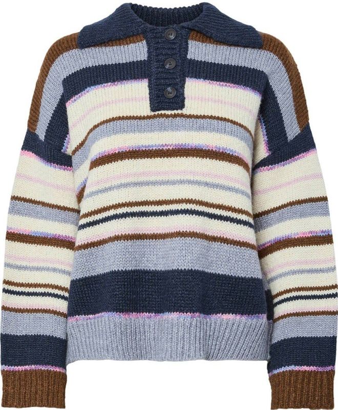 PIECES gebreide trui multi