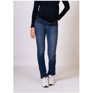 LOVE2WAIT low waist zwangerschaps straight jeans stone wash