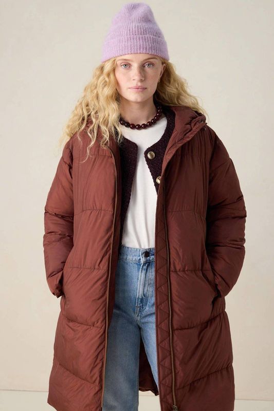 Sissy-Boy gewatteerde jas donkerbruin