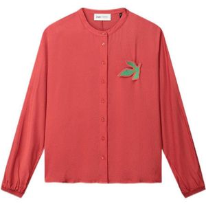 POM Amsterdam blouse met vleermuismouwen rood