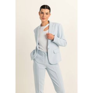 Expresso getailleerde blazer lichtblauw