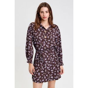 Cache Cache gebloemde blousejurk donkerrood