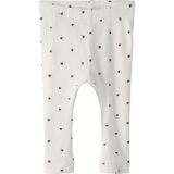 LIL' ATELIER BABY regular legging wit met hartjes