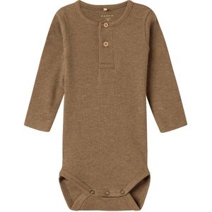 Lange Mouwen Rib Romper