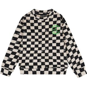 Tumble 'N Dry - Peutersweater - Blokjesprint - 100% Biologisch Katoen