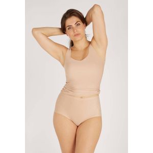 ten Cate Secrets naadloze maxislip met kant middenbeige
