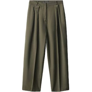 MANGO Bandplooibroek 'NASA'  olijfgroen