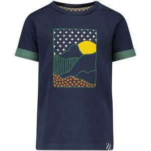 B.Nosy T-shirt Gary met printopdruk donkerblauw