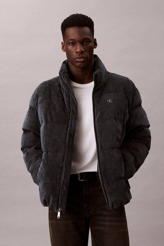 Calvin Klein Jeans - Gewatteerd Jack - Corduroy - Opstaande Kraag