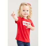 Levi's Kids T-shirt Batwing met logo rood