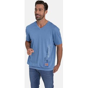 Jan Vanderstorm regular fit T-shirt GILBRECHT Plus Size blauw