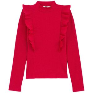 WE Fashion gebreide trui rood