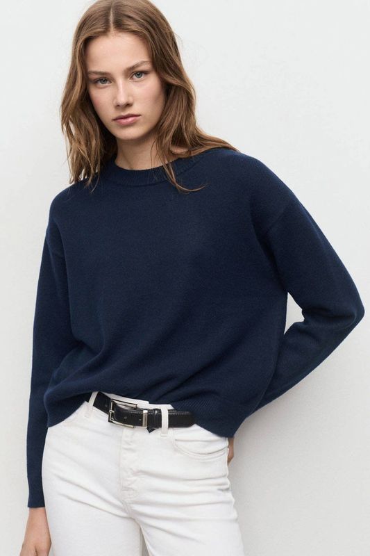 MANGO Trui 'Mariano'  navy