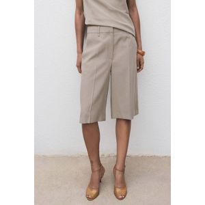 MANGO - Pantalon 'GERRY' - Grijs - Knielengte - Regular Fit