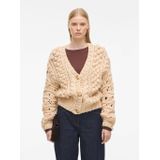ROUGE EDIT gebreid vest beige