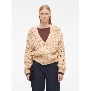 ROUGE EDIT gebreid vest beige