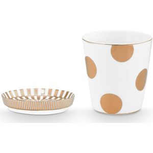 Pip Studio Dot Delight mok (230 ml) (Ø9 cm) (set van 2)