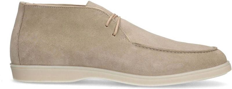 Manfield suède veterboots beige
