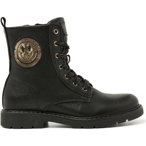 Kipling Evitae 1A leren veterboots zwart