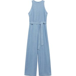 Mango jumpsuit light blue denim