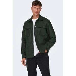 ONLY & SONS loose fit overshirt ONSASH rosin