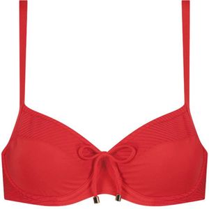 Cyell niet-voorgevormde beugel bikinitop rood