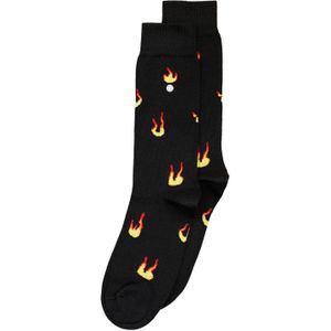 Alfredo Gonzales sokken Fire zwart