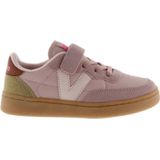 Gestreepte leren look babysneakers Victoria Olso