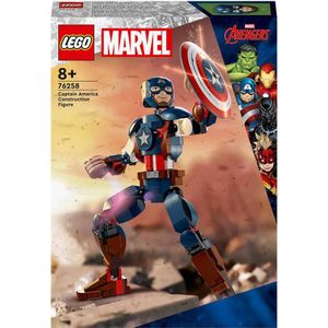 LEGO Marvel Captain America bouwfiguur Avengers Speelgoed - 76258