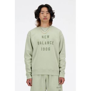 New Balance sweater olijfgroen