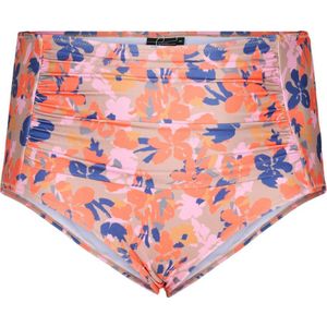 Zizzi high waist bikinibroekje STELLA beige/roze/blauw