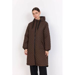 Soyaconcept tussenjas quilted donkerbruin