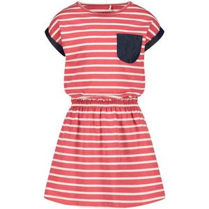 ESPRIT gestreepte jurk rood/wit/blauw