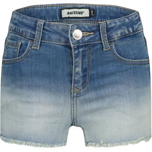 Raizzed dip-dye denim short Louisiana Crafted mid blue stone