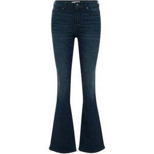 WE Fashion flared jeans dark blue denim