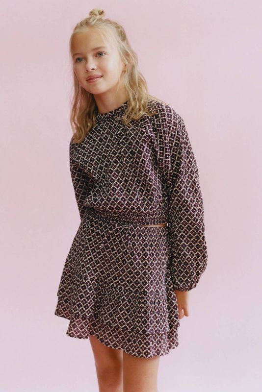 Mango Kids strokenrok donkerrood