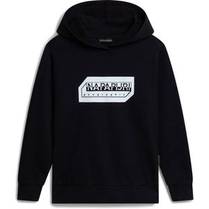 Napapijri hoodie met logo zwart/wit