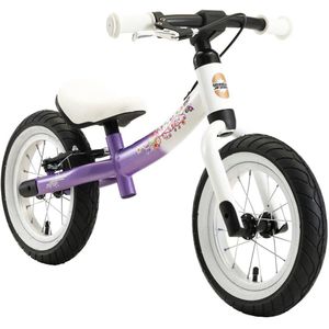 BikeStar Sport, meegroei loopfiets, 12 inch, lila wit