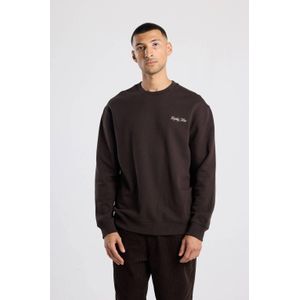 America Today - Sean Crew - Heren Trui - Donkerbruin - Relaxed Fit