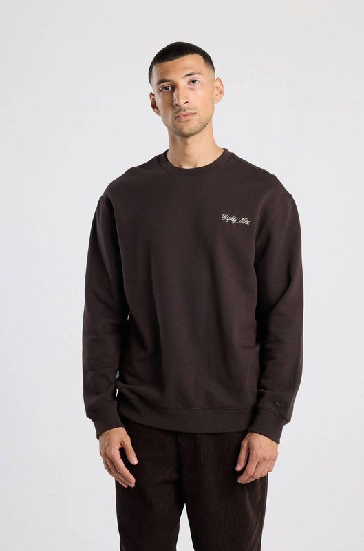 America Today - Sean Crew - Heren Trui - Donkerbruin - Relaxed Fit