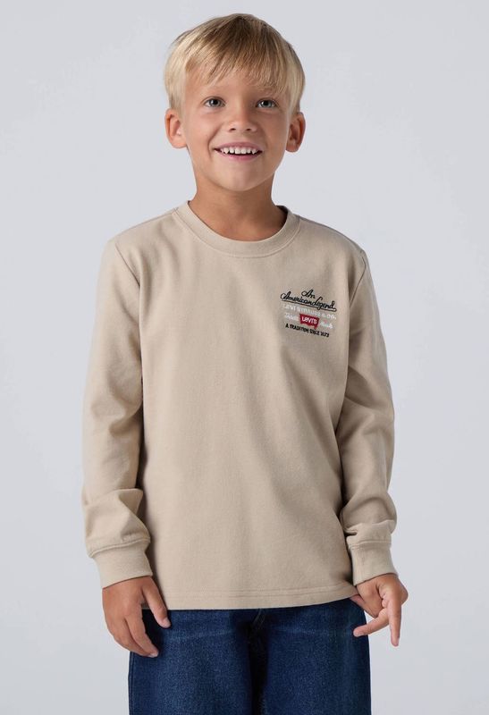 Levi's - LVB LEGENDARY LS TEE - Shirt - Wit - Lange Mouwen