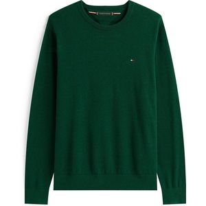 Tommy Hilfiger - ESSENTIAL COTTON CREW NECK - Trui - Ornamental Green Heather