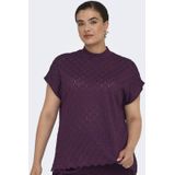 ONLY CARMAKOMA - Top - Hoge Hals - Kapmouwen - Regular Fit