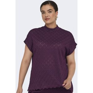 ONLY CARMAKOMA - Top - Hoge Hals - Kapmouwen - Regular Fit